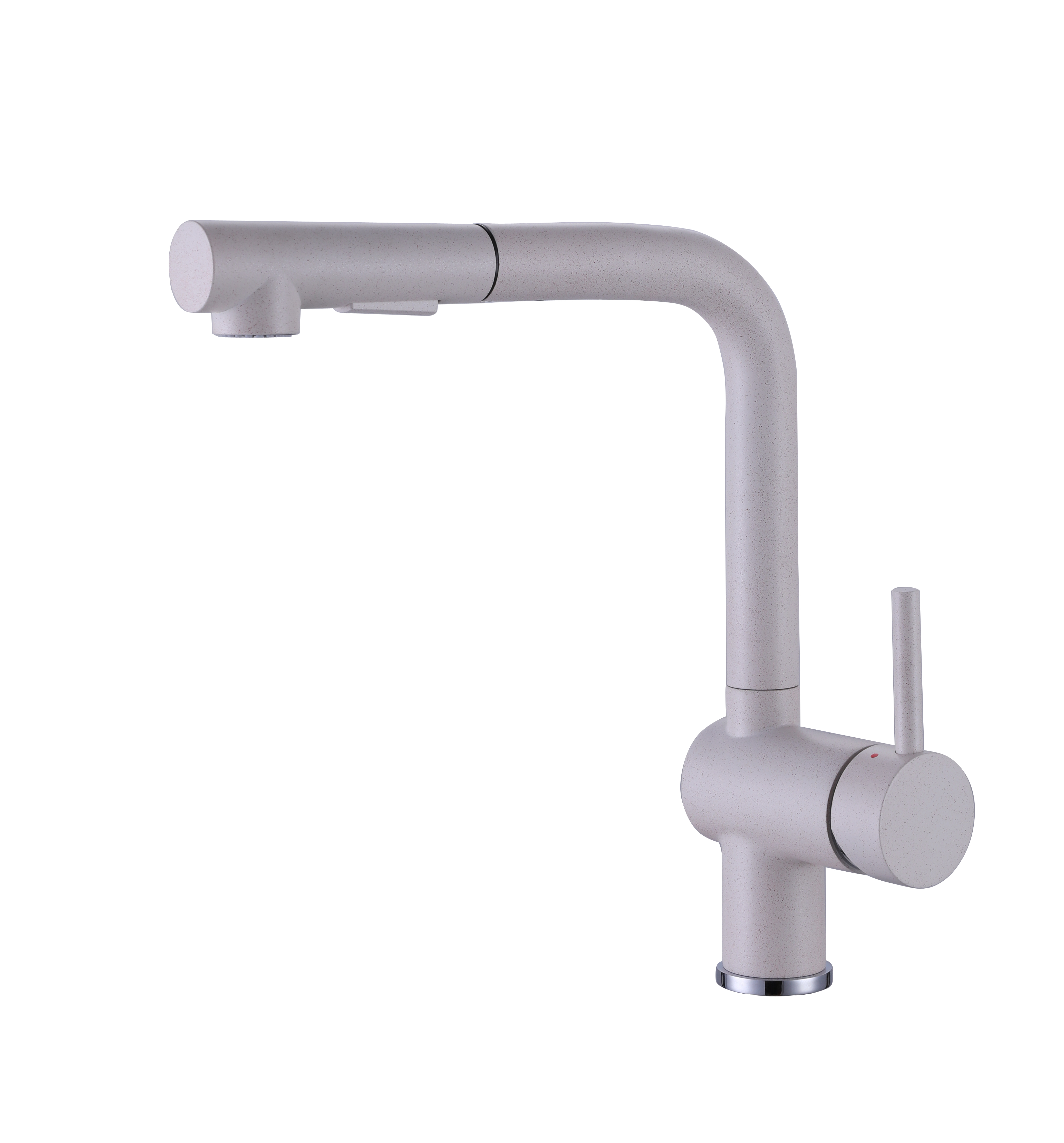 GOWO Single Hole Kitchen Sink Faucet with Pull Out Sprayer
