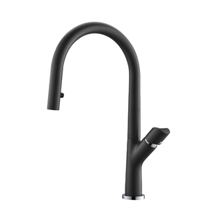 Professional Black Handl Dual Handle Faucet Kitchen Mixer With Ce Certificate