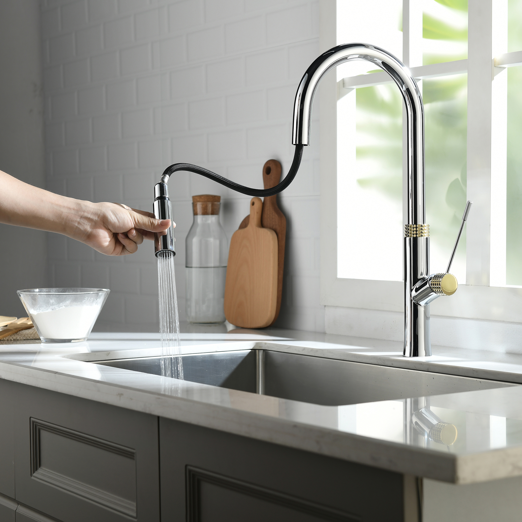 Hot Selling Brass Water Faucet Chrome Kitchen Mixer With Great Price