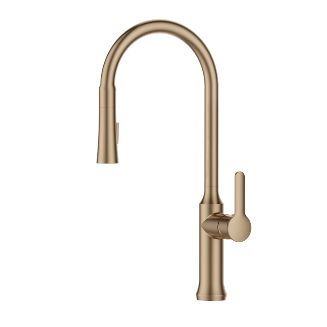 Estilo de moda de grifo de cocina de oro rosa de dise&ntilde;o normal