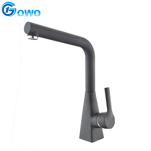 Miscelatore per rubinetto lavello pesante di colore nero, materiale in ottone, di nuovo design