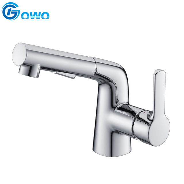 Zinklegierung Single Griff Bahroom Waschbecken Wasserhähne