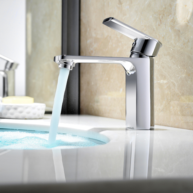 Brass Material Good Quality Chrome Surface Bathroom Faucet