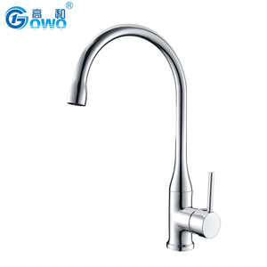 Brass Material Single Handle Kitchen Sink Faucet with CUPC