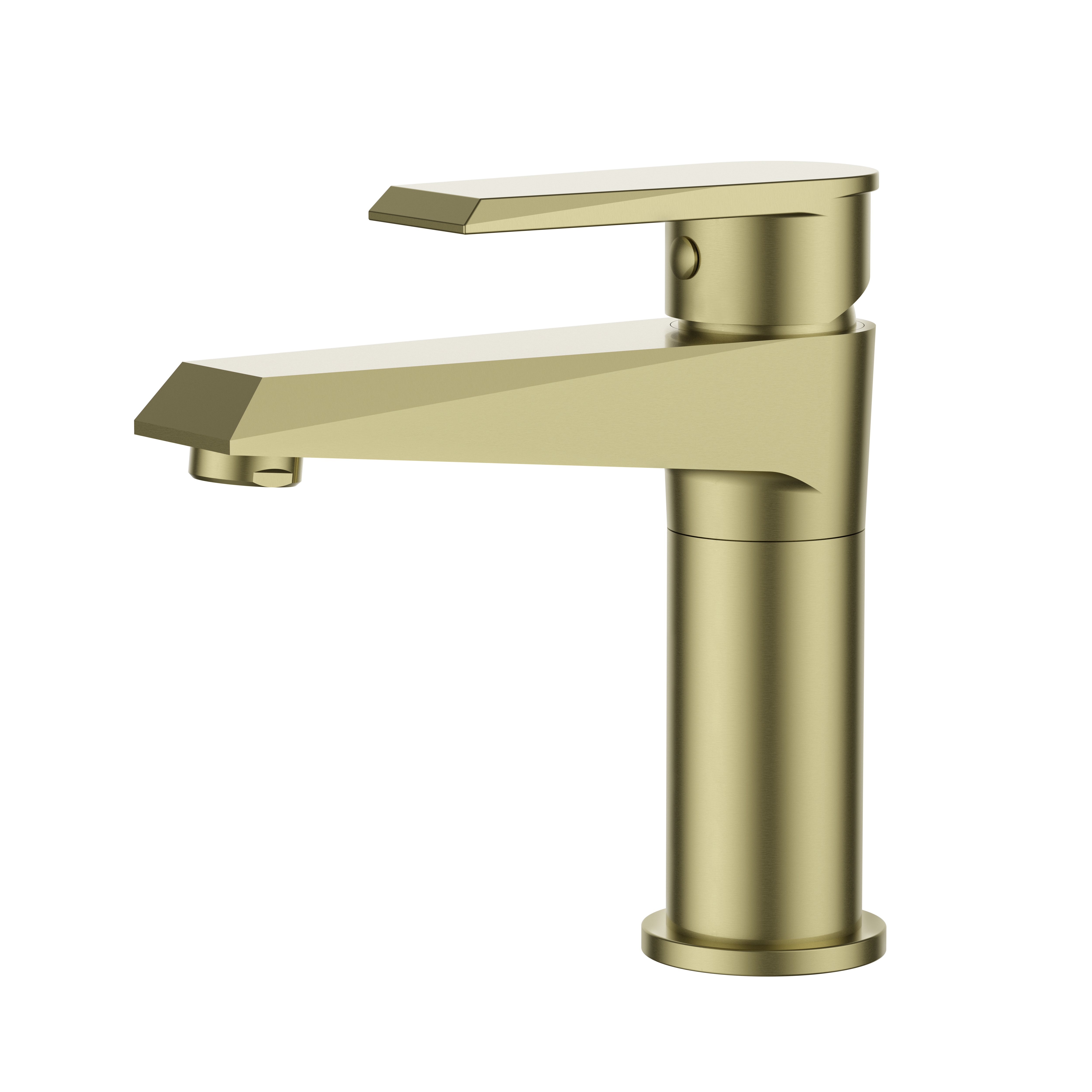 Fashion Design Hot Selling Gold Brass Basin Faucet Long Neck