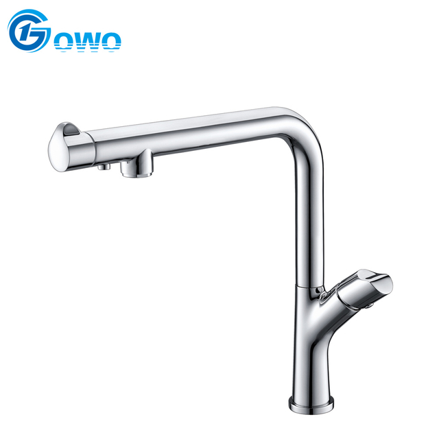 Rubinetto dell'acqua con filtro a 3 vie Materiale in ottone Rubinetto da cucina in stile europeo di nuovo design