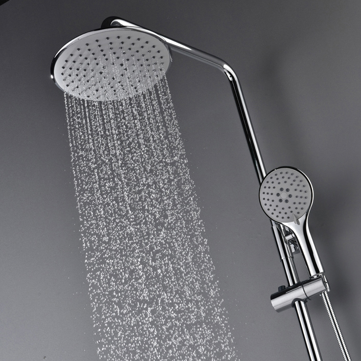 Brass Luxury Good Quality Chrome Stainless Steel Pipe Bath Shower Faucet