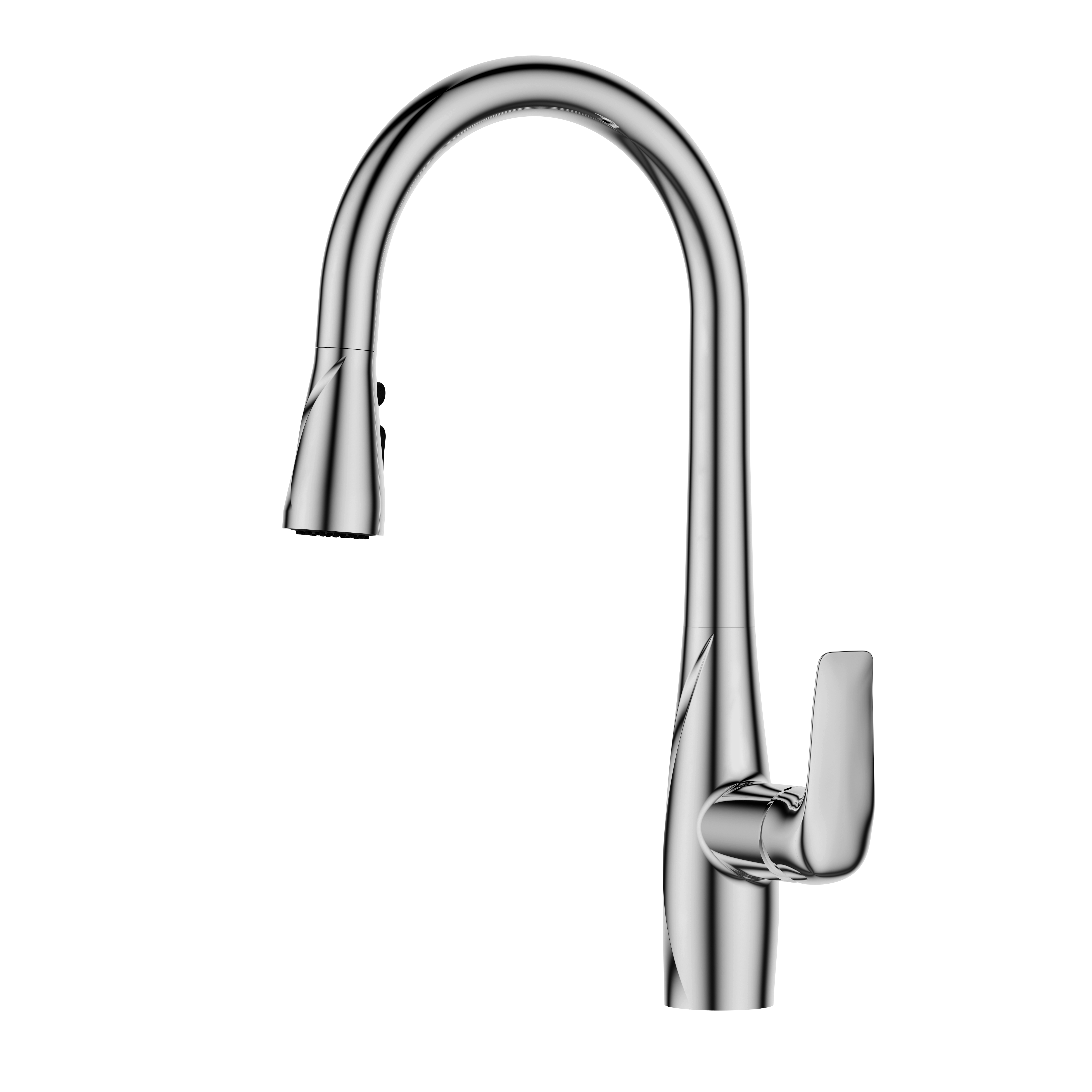New Design Brass Material Pull Down Kitchen Faucet 