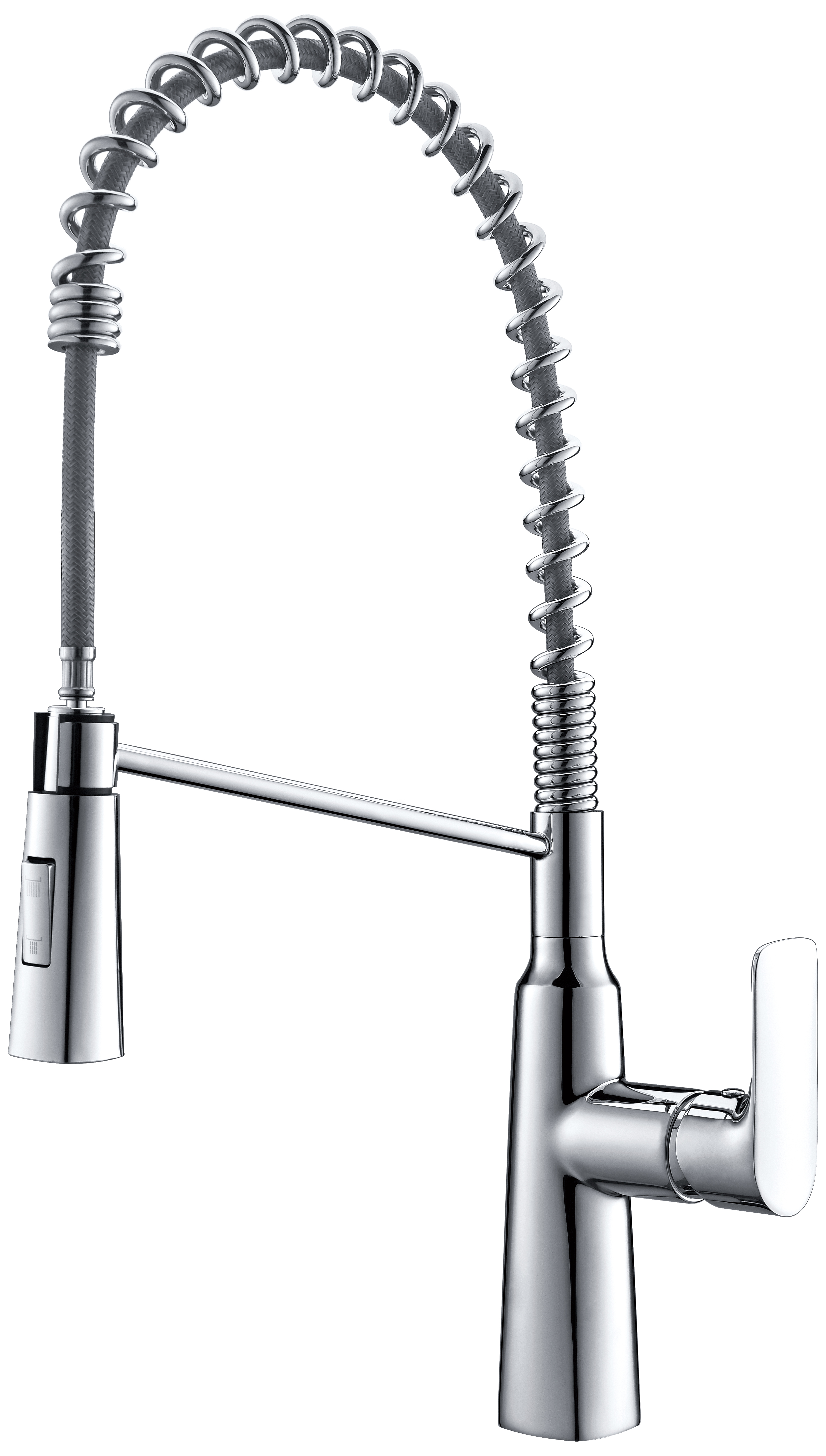 Brushed Nickel Single Handle Kitchen Faucet American Style